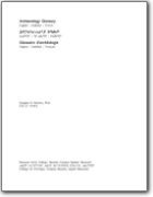 English-Inuktitut-French Archeology Glossary - 1997 (EN-FR)