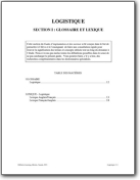English-French Logistics Glossary (EN<->FR)