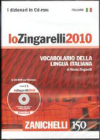 Italian dictionary 'Lo Zingarelli' on CD-ROM