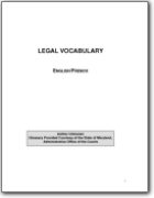 Terminologia giuridica inglese>francese (EN>FR)