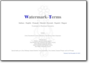 Vocabulary for Watermark Description (DE-EN-ES-FR-HU-IT-RU)