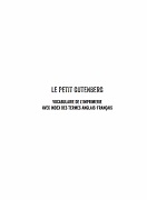Le petit Gutenberg : Glosario de impresión inglés-francés - 2012 (EN<->FR)