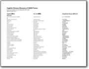 English-Chinese Glossary of Weapons of Mass Destruction (WMD) Terms - 2011 (EN>ZH)