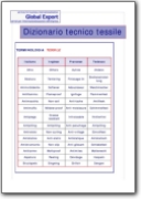 Dictionnaire technique du secteur textile (IT>EN-DE-FR)