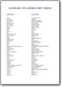Glossario dei termini di laboratorio inglese>sloveno (EN>SL)