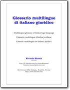 Multilingual glossary of legal terms by Riccardo Massari - 2010 (EN-ES-FR-IT)