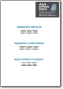 Glossario dell'asfalto - 2012 (DE-EN-FR)