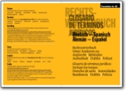 Glosario de Terminos Juridicos alemán>español (DE>ES)