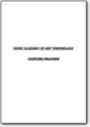 English>Italian Short Glossary of AMP Terminology: crimping machine by M.A. Ricagno (EN>IT)