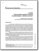 GLOEPI - Glosario inglés-español de términos de epidemiología y estadística sanitaria - 1994 (EN>ES)