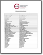 English>Italian CISA Exam Terminology List (EN>IT)
