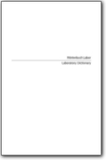 Dizionario della terminologia dei laboratori chimici inglese-tedesco - 2005 (DE<->EN)