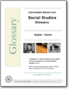 Social Studies Glossary in Haitian-Creole (EN>CRP)