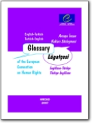 Glossary of the European Convention on Human Rights - 2007 (EN<->TR)