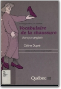 Vocabulaire de la chaussure anglais-français - 1982 (EN<->FR)
