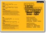 Dizionario Legale tedesco>inglese (DE>EN)