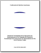Spanish>English Peacekeeping Operations Terminology (ES>EN)