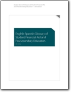 Glosario inglés-español de ayuda financiera al estudiante y educación post-secundaria - 2008 (EN>ES)