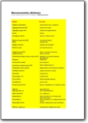 Dictionnaire de Macroéconomie anglais>russe (EN>RU)