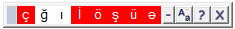 Turkish special keyboard characters