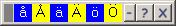 Swedish special keyboard characters